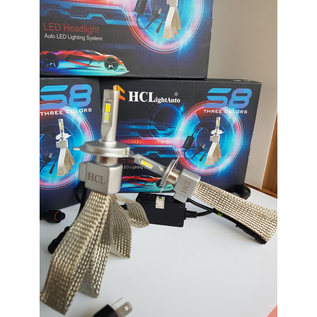 LED S8 3 MÀU OTO-XE MÁY