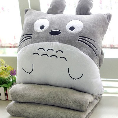 Bộ chăn gối kèm ủ tay totoro kute - LCTQ