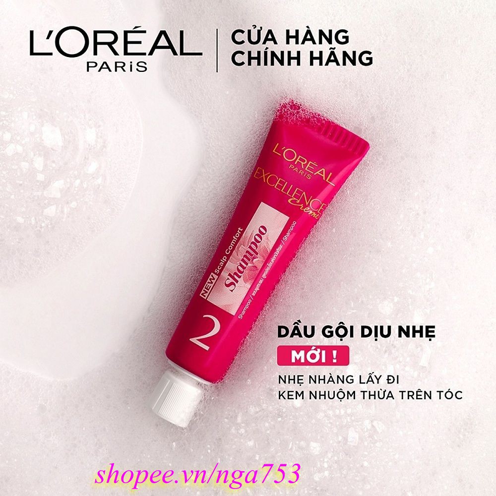 Thuốc nhuộm tóc #3 Loreal Excellence Creme (Nâu Đen Tự Nhiên) 100% chính hãng, shop 99K cung cấp & bảo trợ.