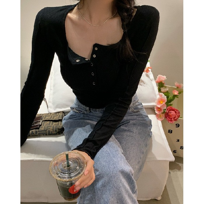 Áo croptop nữ tay dài bigsize 55-90kg kimfashion, croptop bigsize vạc bầu co giãn phong cách Hàn Quốc