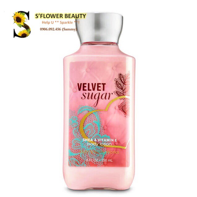 [Auth] Sản Phẩm Tắm Dưỡng Xịt Thơm Toàn Thân Lưu Hương Mịn Da Bath &amp; Body Works - Velvet Sugar