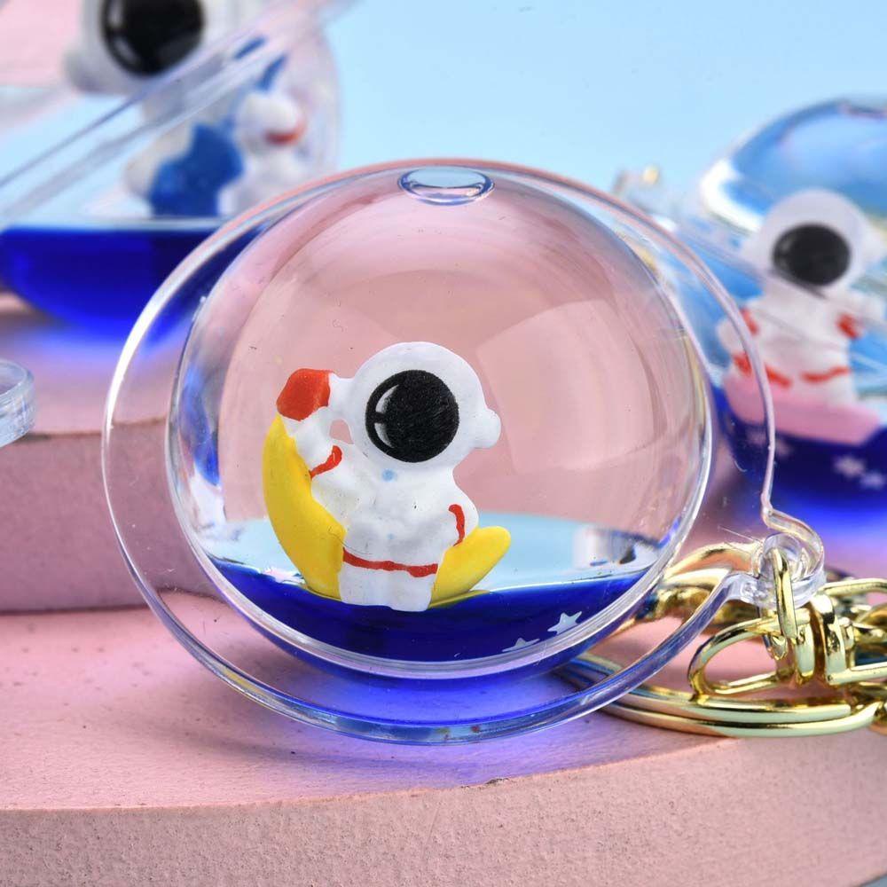 Móc Khóa Hình Phi Hành Gia REBUY1 Bằng Acrylic Thời Trang Giá Đỡ