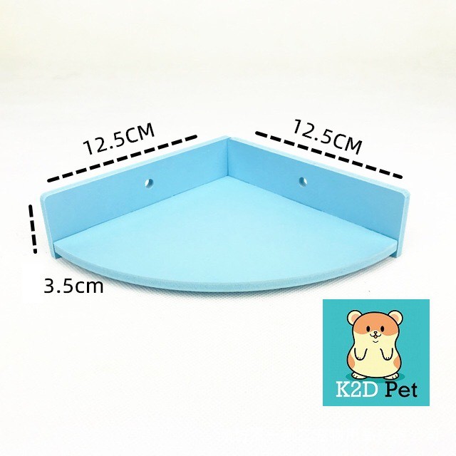 Tầng gắn lồng Hamster, gắn góc lồng [gồm cả ốc vít]