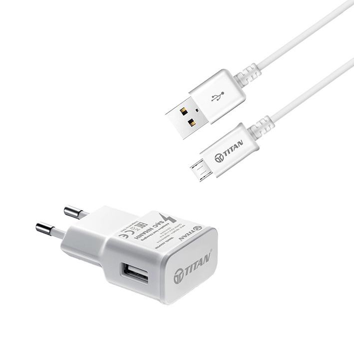 Bộ sạc nhanh Micro USB, Combo sạc gồm Củ Sạc Nhanh Kèm Dây Chân Samsung Hỗ Trợ sạc nhanh 3.0 - Titan - Hàng Chính Hãng