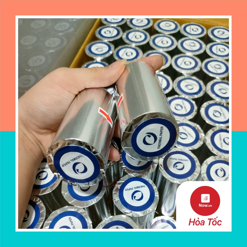 GIẤY IN BILL K80, K57, Giấy In Nhiệt, In Hóa Đơn Cửa Hàng, Siêu Thị, CAFE, Shop Quần Áo, Taxi, Now/Grab/Baemin