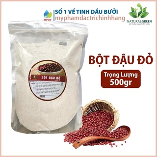 500GR bột đậu đỏ nguyên chất loại hạt nhỏ tắm trắng đắp mặt dưỡng trắng da