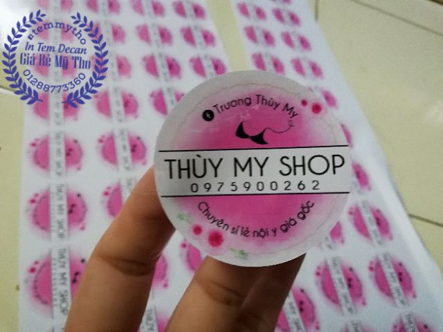 In tem nhựa trong suốt chống thấm nước [ Hàng đặt trước] | BigBuy360 - bigbuy360.vn