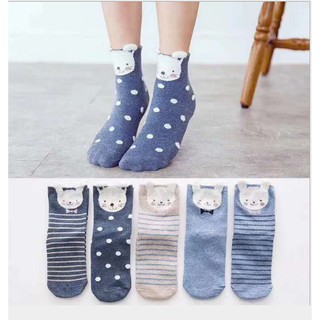 Set 5 đôi tất trẻ em kiểu hàn quốc