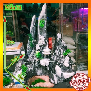 Mô Hình Núi - Hòn non Bộ - Trang Trí Bể cá (Mẫu số 24).