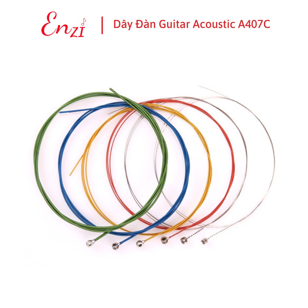 Dây đàn guitar acoustic Alice A407C chính hãng chất lượng Enzi