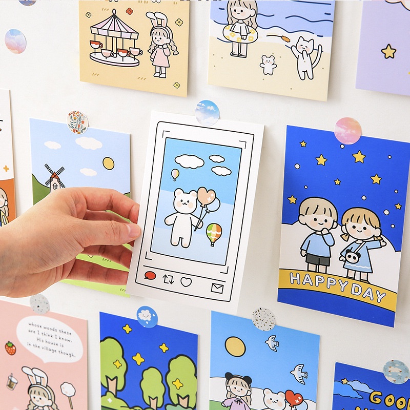 Miếng Dán Trang Trí Nhiều Màu Sắc Độc Đáo Cho Học Sinh