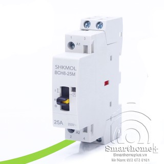 Khởi Động Từ Contactor Hỗ Trợ Công Tắc Tay 25A BCH8-25M