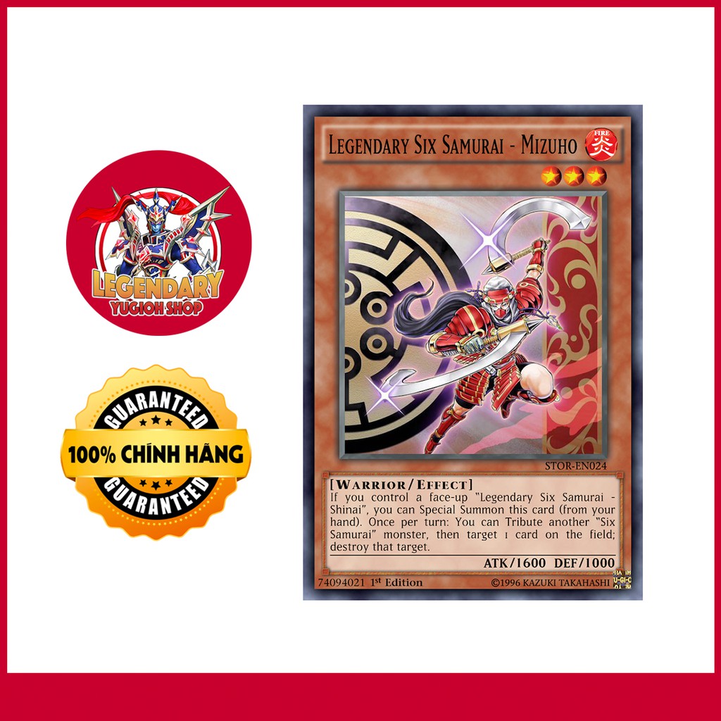 [Thẻ Bài Yugioh Chính Hãng] Legendary Six Samurai - Mizuho
