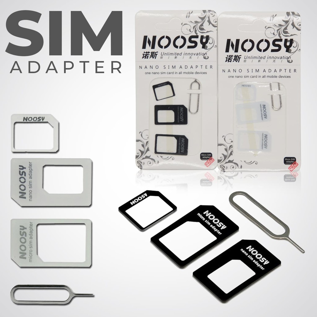 Bộ Chuyển Đổi Thẻ Sim Nano Micro Sim 3 Trong 1 | BigBuy360 - bigbuy360.vn