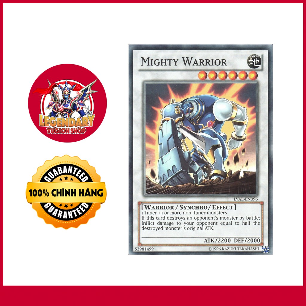 [EN][Thẻ Bài Yugioh Chính Hãng] Mighty Warrior