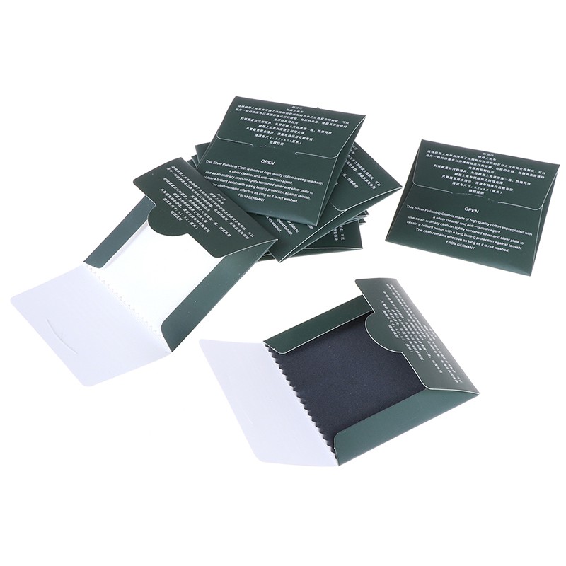 Bộ 10 Khăn Lau Đánh Bóng Chống Xỉn Màu Tiện Dụng