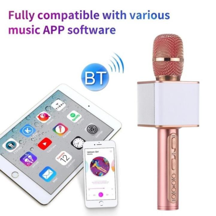 [KỊCH SÀN] Micro Karaoke Magic SD-08 Kết Nối Bluetooth - hàng loại 1 âm thanh chuẩn loa to - BH 6 Tháng