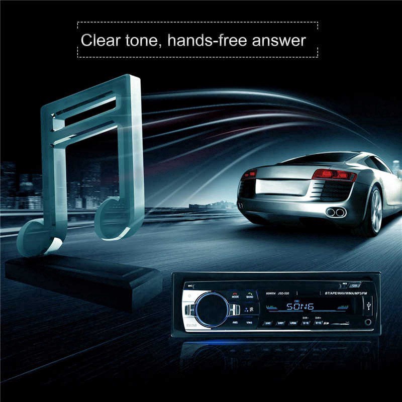 Đầu phát âm thanh nổi trên xe hơi Bluetooth Radio MP3 / USB / SD / AUX-IN / FM