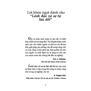 Sách - Lãnh Đạo Và Sự Tự Lừa Dối (Tái Bản 2018)