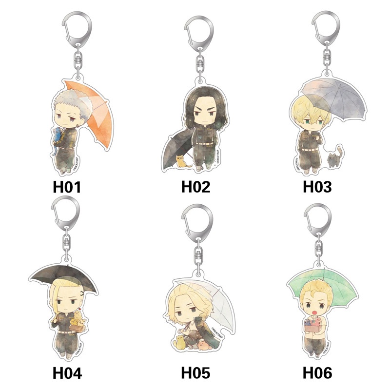 Móc khóa hình nhân vật phim hoạt hình nhật bản