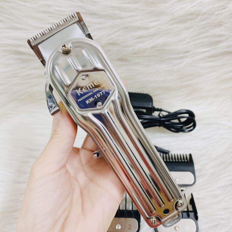 Tông đơ cắt tóc kemei 1977 lưỡi cắt sắc bén ( bảo hàng 6 tháng)