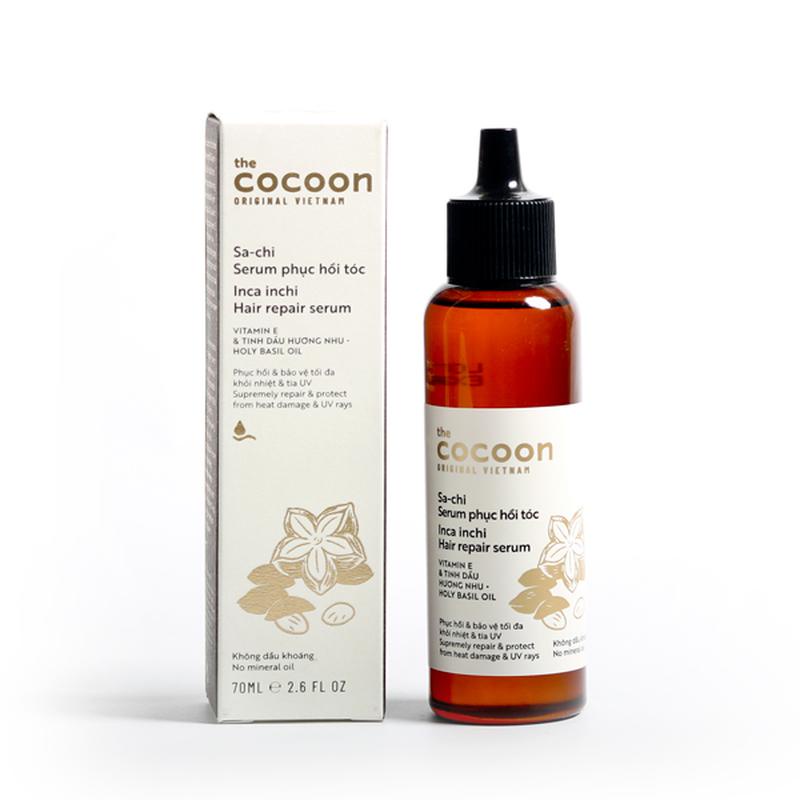 Tinh Chất Dưỡng Tóc Cocoon Hỗ Trợ Phục Hồi & Bảo Vệ 70ml Inca Inchi Hair Repair Serum