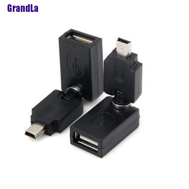 Đầu Chuyển Đổi Kết Nối Usb Otg Cho Máy Nghe Nhạc Mp3 Trên Xe Hơi Đen