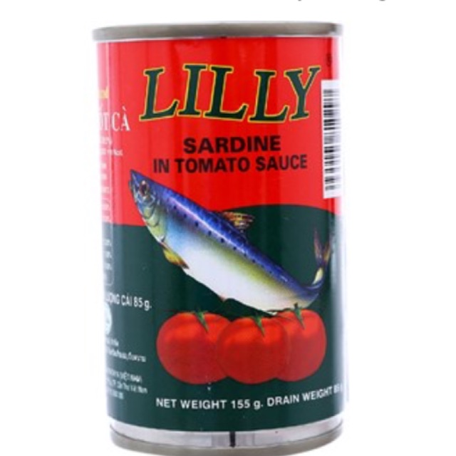 Cá trích sốt cà Lilly 155g