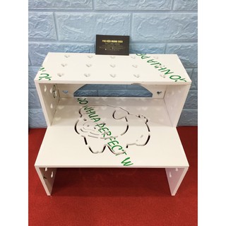 Kệ kê chân làm móng Nhựa Fomex tự lắp tại nhà