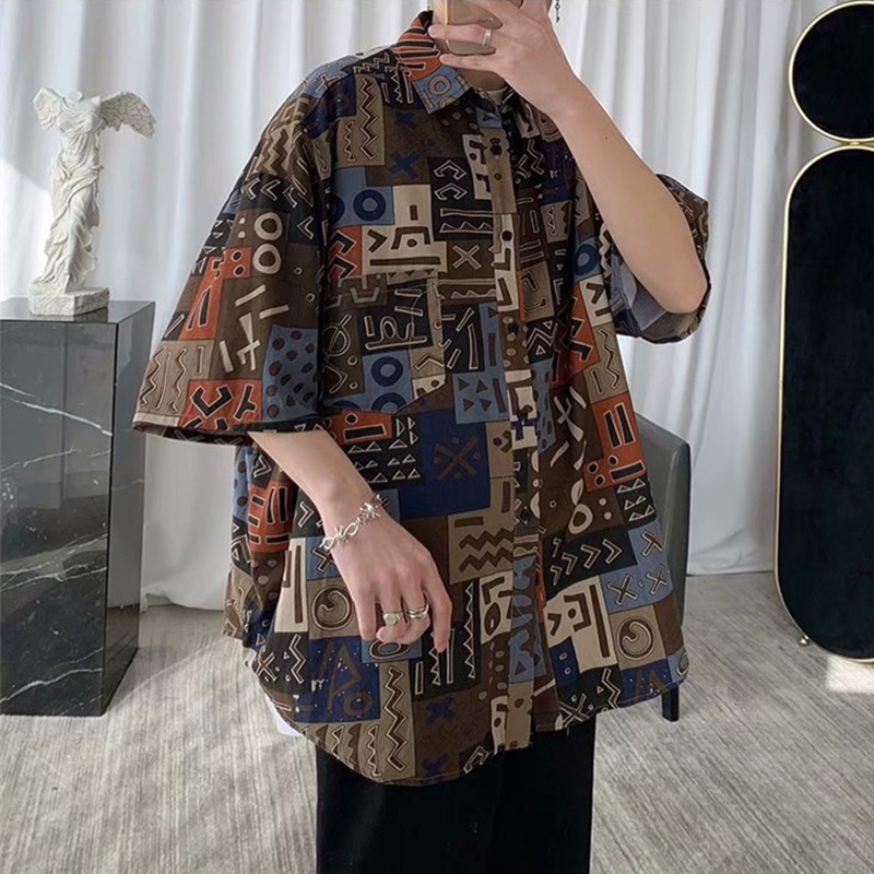 Youthful Dynamic Style Short Sleeve Shirt For Men