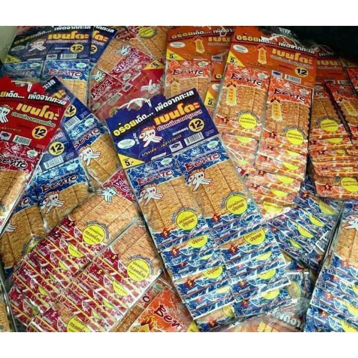 Dây 13 Gói Snack Mực Tẩm Vị Cay Bento 6gr - Màu Xanh | BigBuy360 - bigbuy360.vn