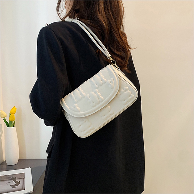 Túi Đeo Vai Khóa Nam Châm Đơn Giản Cá Tính Thời Trang Cho Nữ