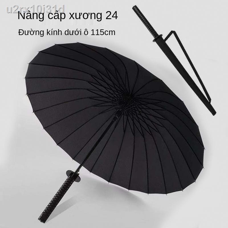 Ô dù che mưa, che nắng cán giả KATANA kiếm nhật cực chắc chắn màu đen đẹp