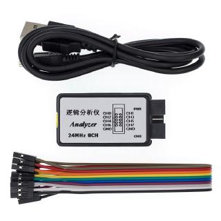 USB phân tích logic SCM 24MHz 8 kênh 24M/seconds cho máy phân tích logic ARM FPGA 24M 8CH