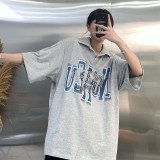 Áo polo ueh RUBY Chất cotton dầy đẹp, from thụng tay lỡ nam nữ mặc được, cổ bẻ unisex