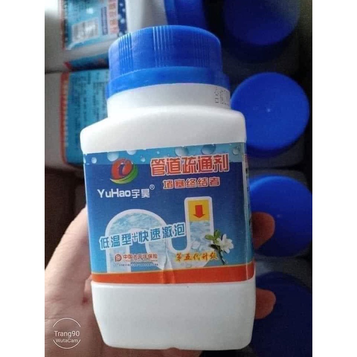 Bột Thông Cống Nắp Xanh Hiệu Quả, Hoàn Toàn Không Gây Hư Hại Tới Hệ Thống Đường Ống