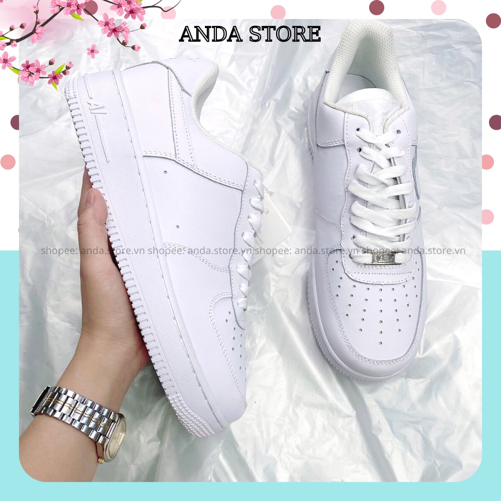 Giày Thể Thao Nam Nữ Màu Trắng Hàng Đẹp Dễ Phối Đồ ANDA_STORE_VN | BigBuy360 - bigbuy360.vn