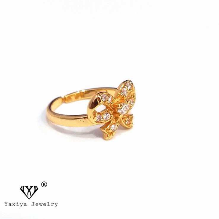 Nhẫn Mạ Vàng 18k Đính Đá Quý 020