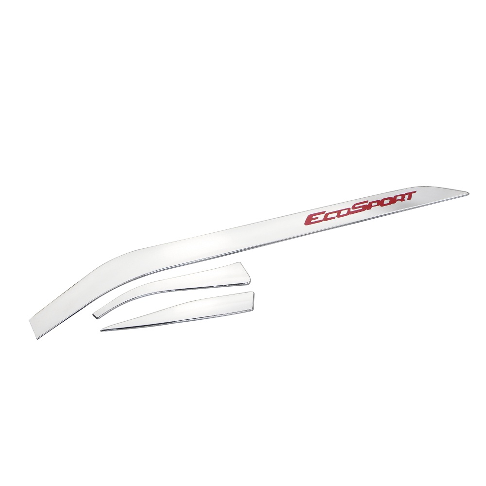 Bộ 3 Miếng Dán Trang Trí Hộp Đựng Găng Tay Cho Ford Ecosport 2012-2017 LHD