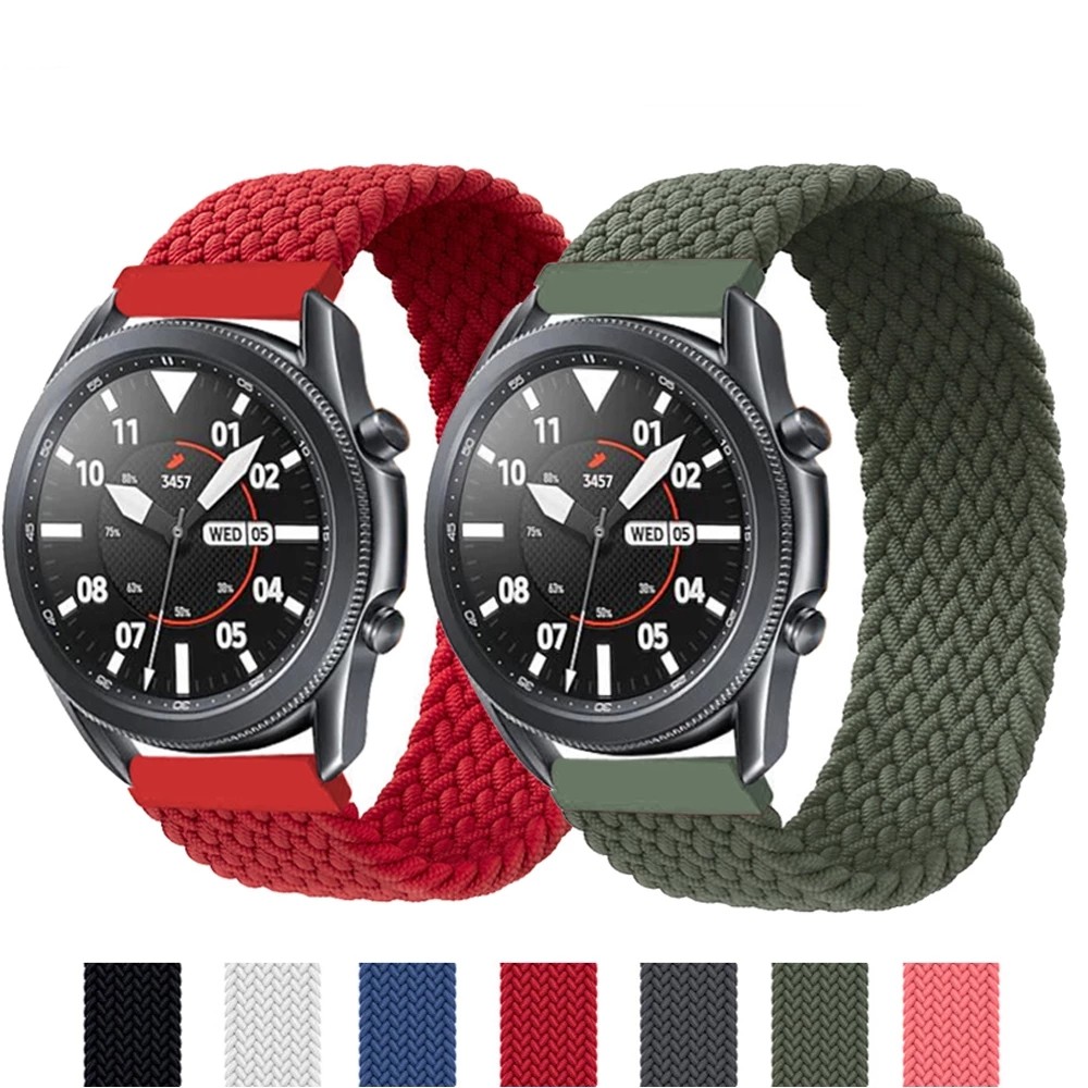 Dây Đeo Bện Cho Đồng Hồ Thông Minh Samsung Galaxy Watch 3 / 46mm / 42mm / Active 2 / Gear S3 20mm / 22mm