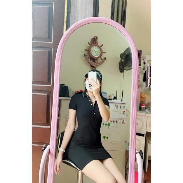 Váy Polo Nữ Đầm Công Sở Trẻ Trung Thun Suông Ôm Body Thiết Kế Cao Cấp Đi Chơi Dự Tiệc Cưới Đẹp Sang Trọng nội y xanh chấ