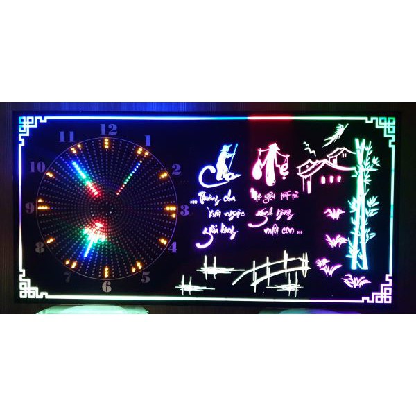 Led Hào Quang tích hợp Đồng Hồ Kim Version 3
