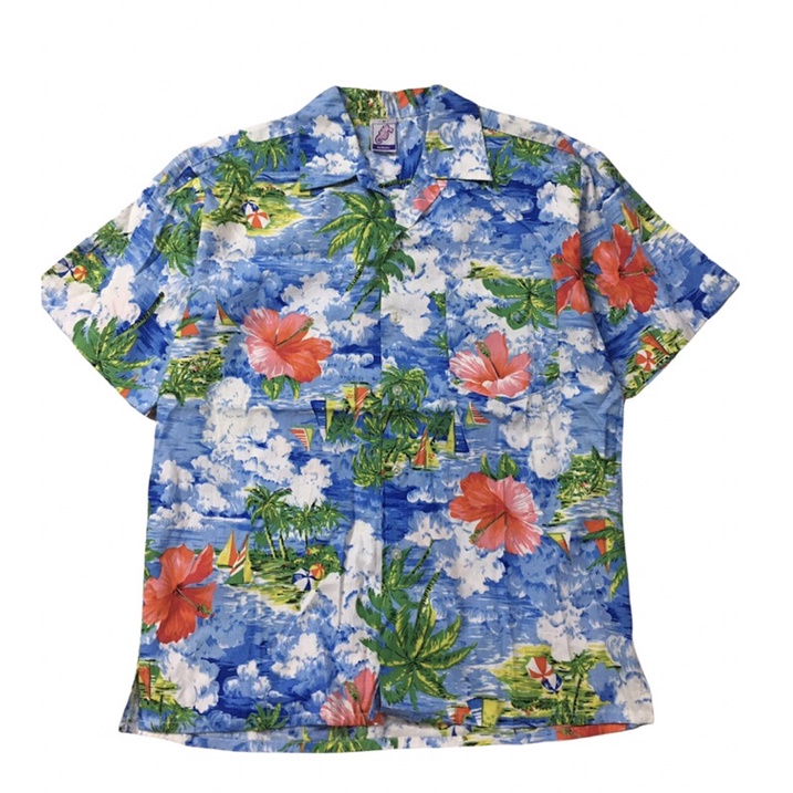 Áo sơ mi hawaii hoạ tiết 2hand