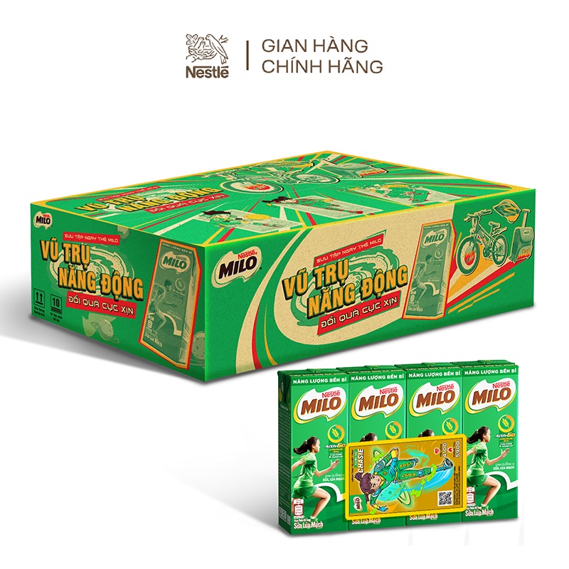 Thùng 48 hộp sữa nước Nestle Milo 180ml/ hộp