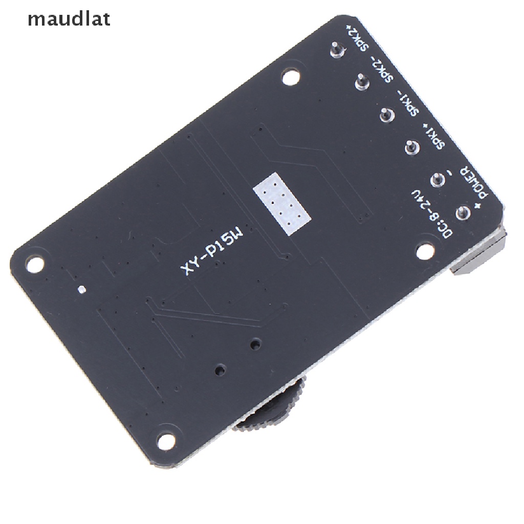 [maudlat] 15W Bluetooth Receiver Module With 12V/24V Power Amplifier Dual-Channel Board .