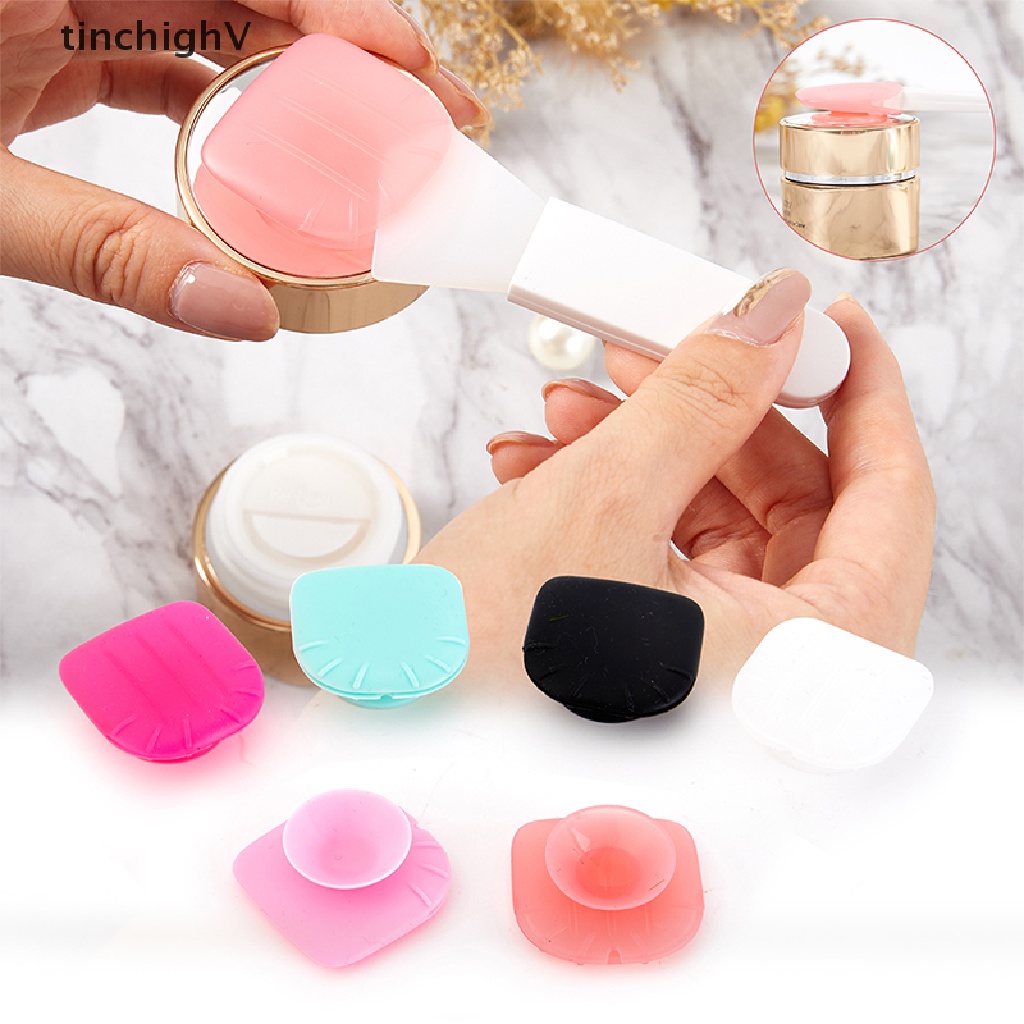 1 Vỏ Bọc Cọ Đắp Mặt Nạ Bằng Silicone Chống Bụi