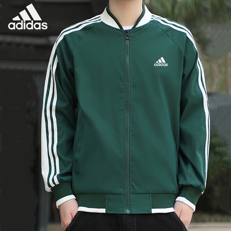 Áo Khoác Bóng Chày Thể Thao Adidas 100% 3 Sọc M-10XL