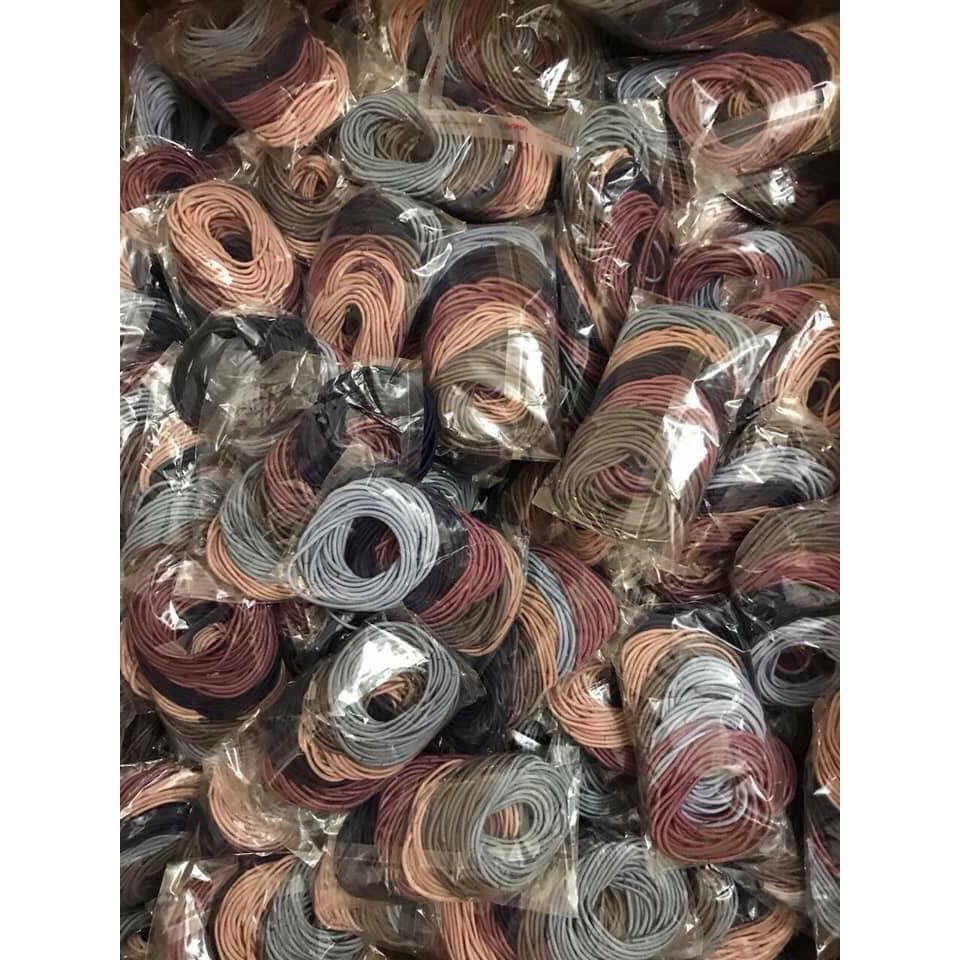 Gói 100 chiếc chun buộc tóc che mẹ và bé