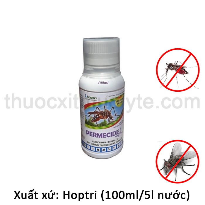Permecide 50EC (100ml) Thuốc diệt Ruồi, Muỗi (nguyên liệu Ấn Độ)