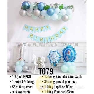 ❤️(Tặng Bơm+ Keo) Set Phụ Kiện Trang Trí Sinh Nhật